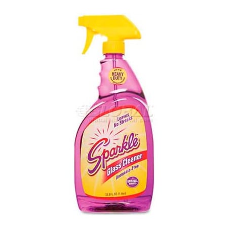 A.J. Funk And Co Sparkle Glass Cleaner, 32 oz. Trigger Spray Bottle, 12 Bottles - 20345 20345